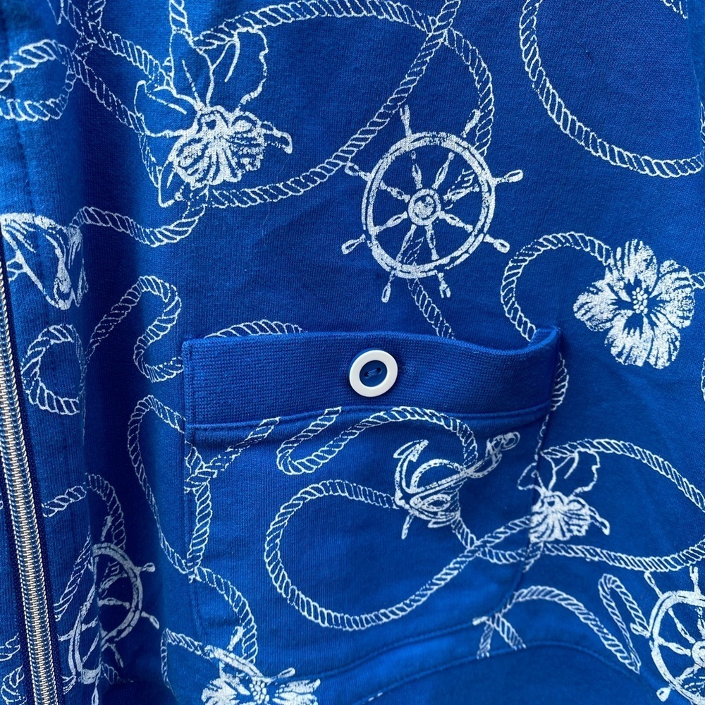 ⚓️⛵️DRAPERS & DAMON XL Nautical Terry Jacket - Picture 3 of 5